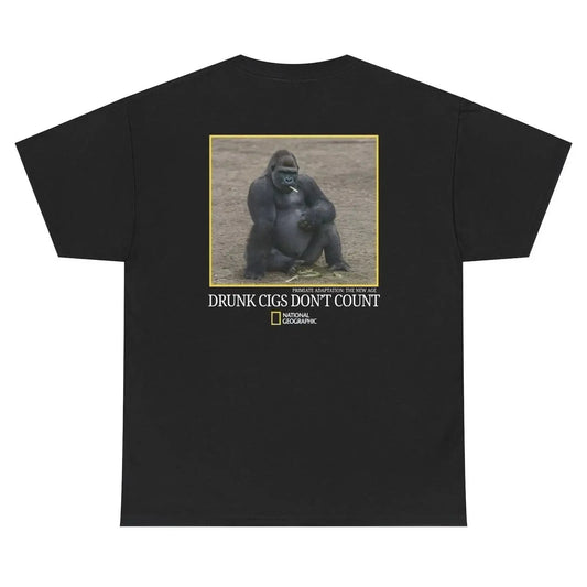 Drunk Cigs Don't Count T Shirt