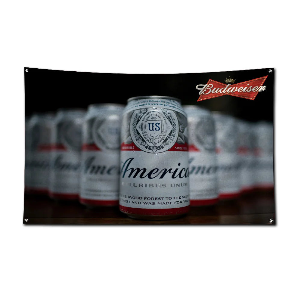Beer B-budweisers Flag