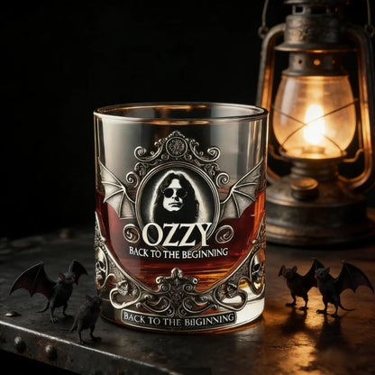 Ozzy Osbourne Rock Music Themed Whiskey Glass Barware Ideal Gift for Cocktail Lovers Fans' Choice for All Occasions