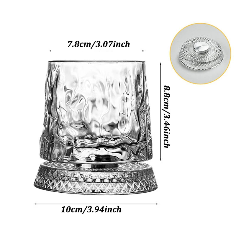Rotate Whiskey Glasses