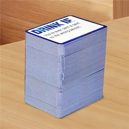 Drink IF... Hilarious Adult Drinking Game Card