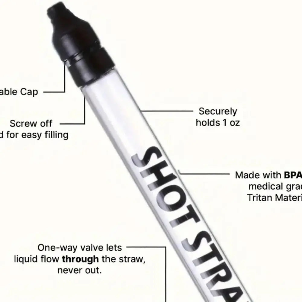 Shot Straw Reusable