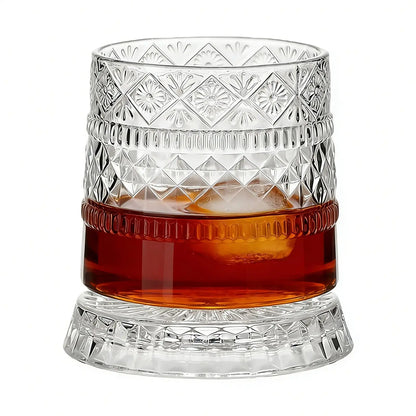 Rotating Whiskey Glass