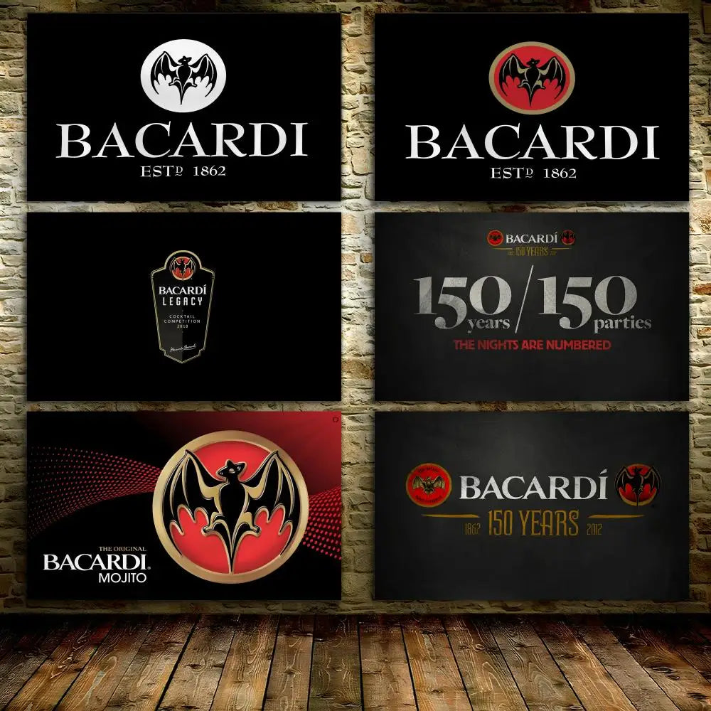 B-Bacardi Wine beer Flags