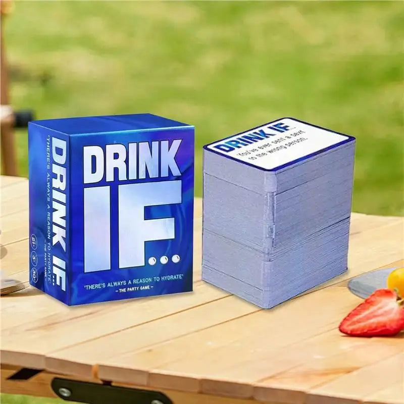 Drink IF... Hilarious Adult Drinking Game Card