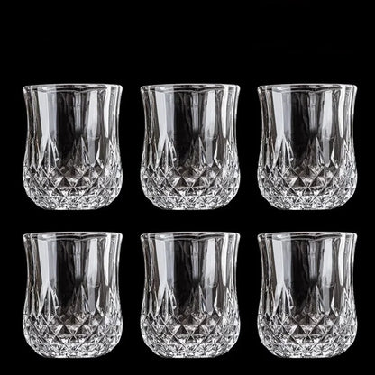 6Pcs Whiskey Glass Shot Cup