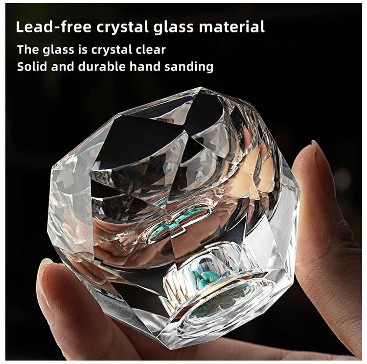Shot Glasses Diamond Crystal Glass