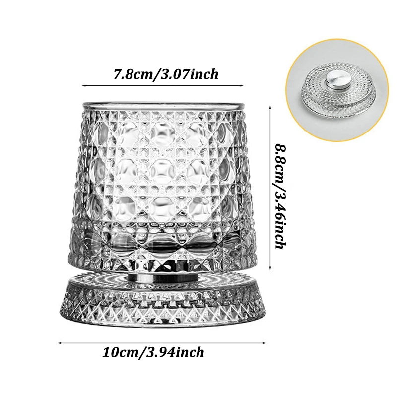 Rotate Whiskey Glasses