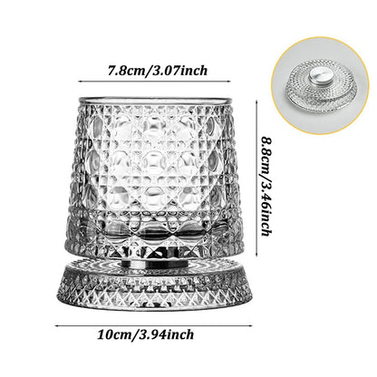 Rotate Whiskey Glasses
