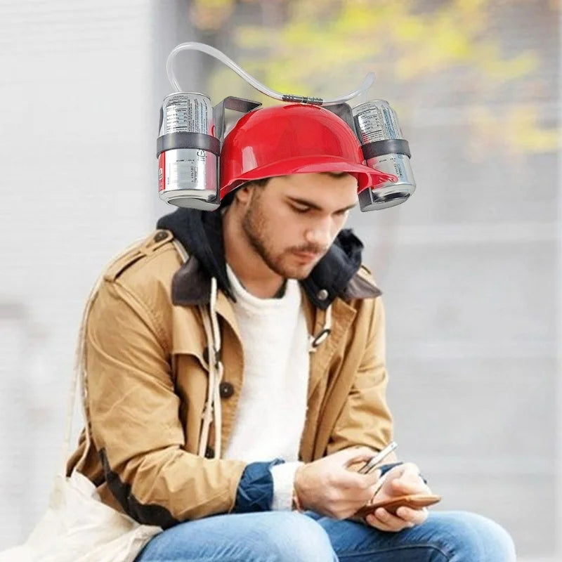 Drinking Helmet Can Holder