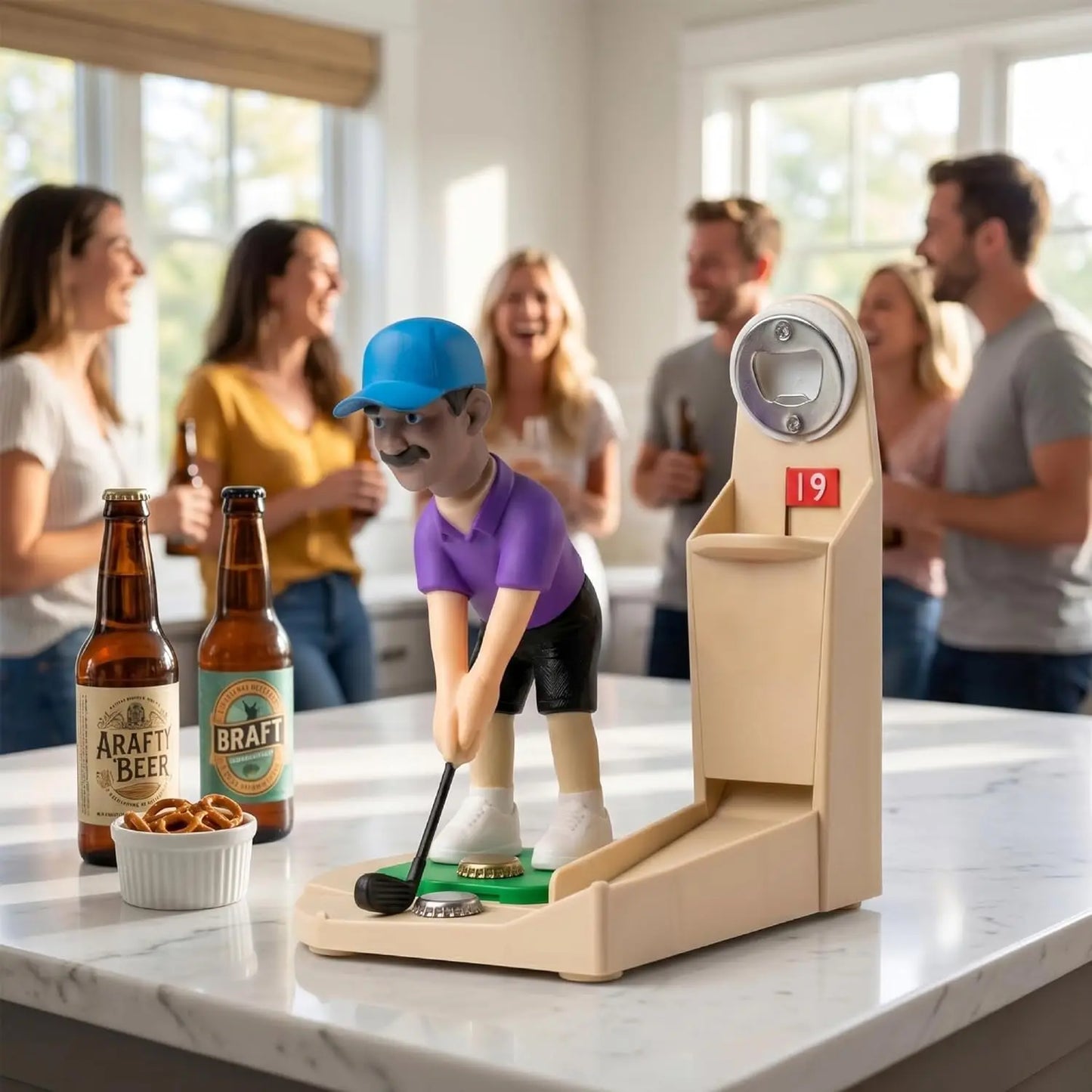 Golf Bottle Cap Launcher