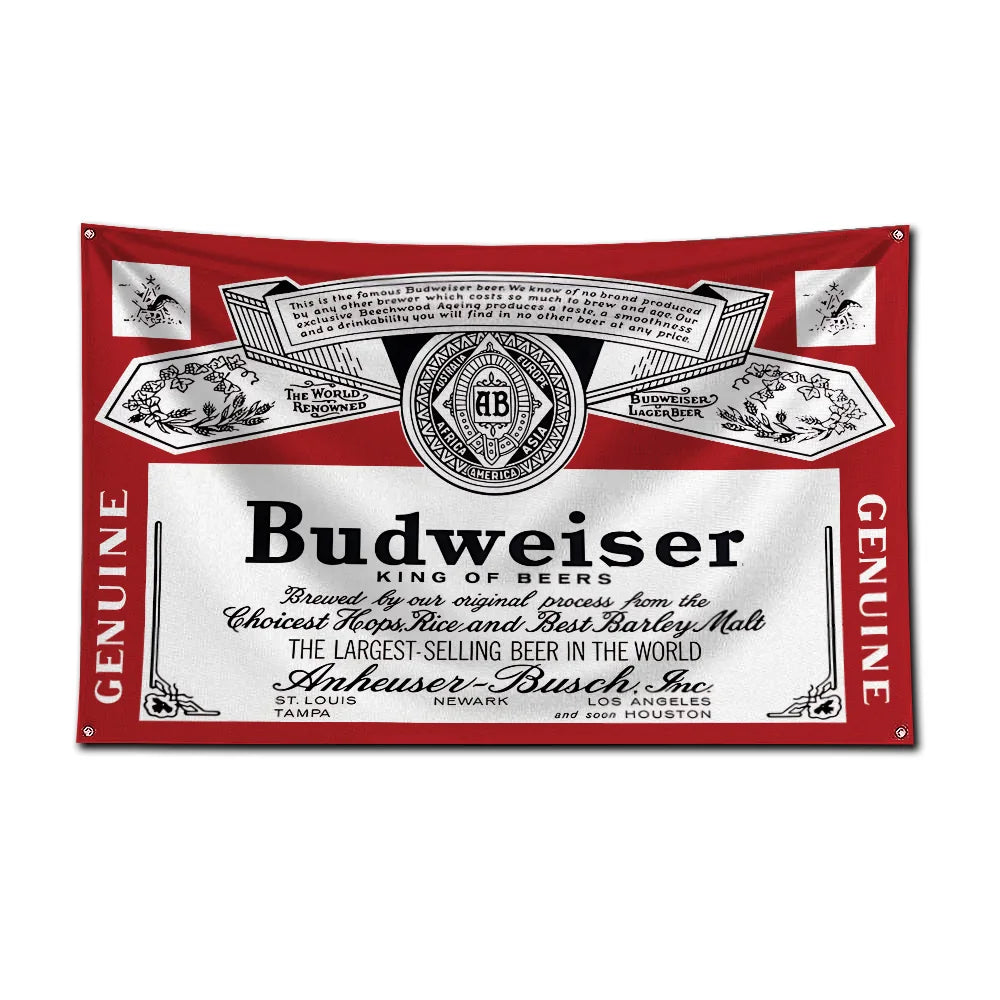 Beer B-budweisers Flag