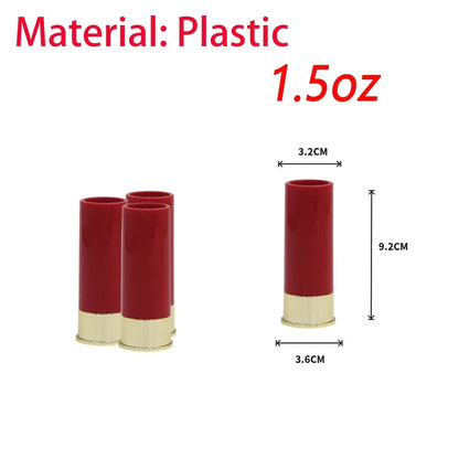 12 Gauge Shell Shotgun Shot Glasses