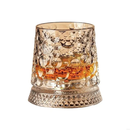 Elegant Rotating Whiskey Glass