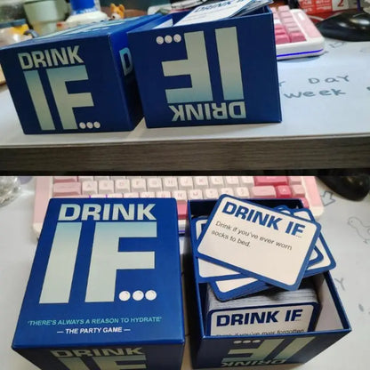 Drink IF... Hilarious Adult Drinking Game Card