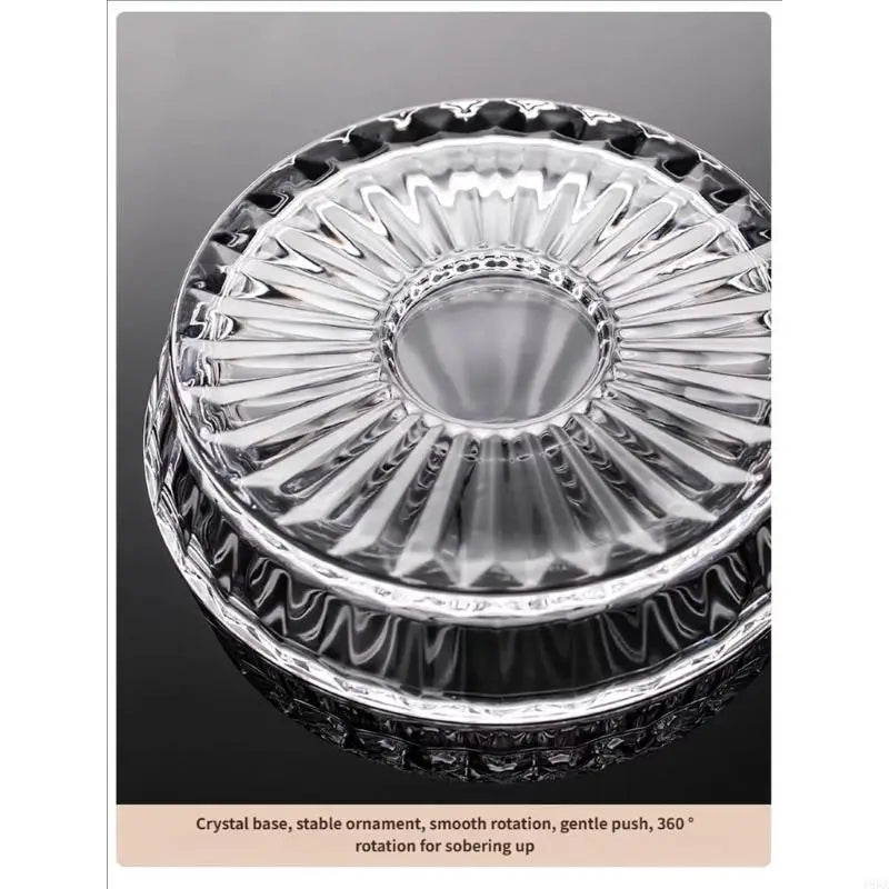 Elegant Rotating Whiskey Glass