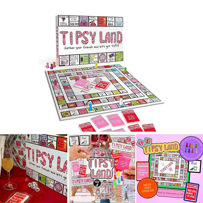 Land of Tipsy Board Game