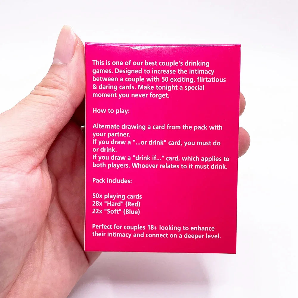 Couples Drinking Card Game