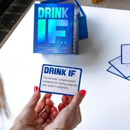Drink IF... Hilarious Adult Drinking Game Card