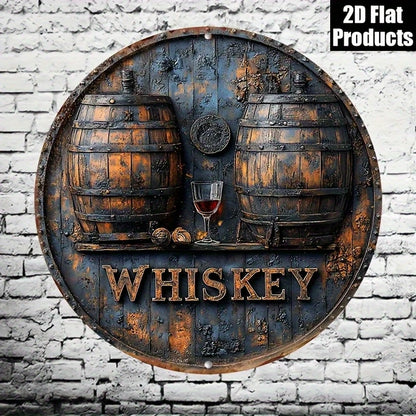Retro Whisky Barrel Sign