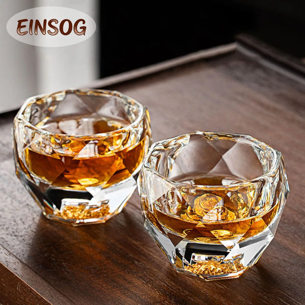 Shot Glasses Diamond Crystal Glass