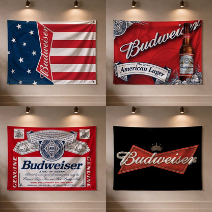 B-budweiserS Beer flag