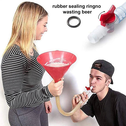 Single/Double Head Beer Funnel