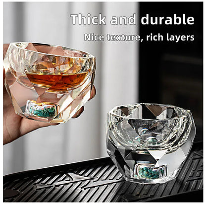 Shot Glasses Diamond Crystal Glass