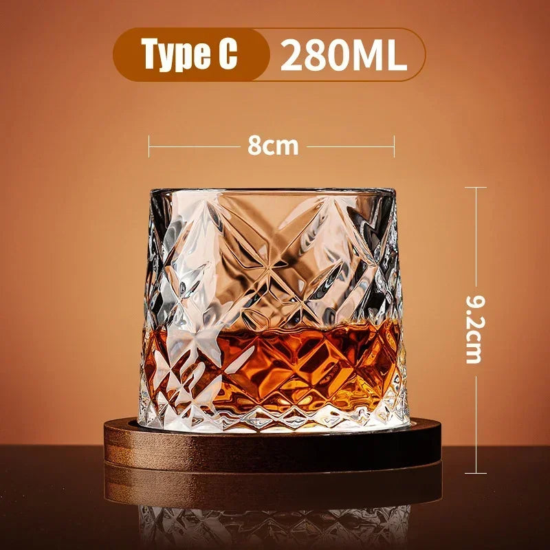 Whiskey Glass Crystal Classical Tumbler