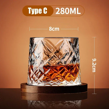 Whiskey Glass Crystal Classical Tumbler