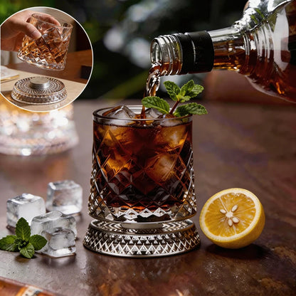 Rotate Whiskey Glasses
