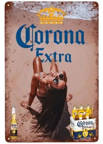 Corona Extra Novelty Vintage Metal Sign
