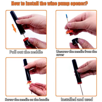 Pressure Pump Wine Bottle Opener