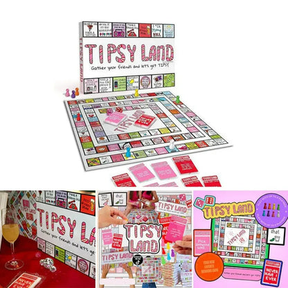 Land of Tipsy Board Game