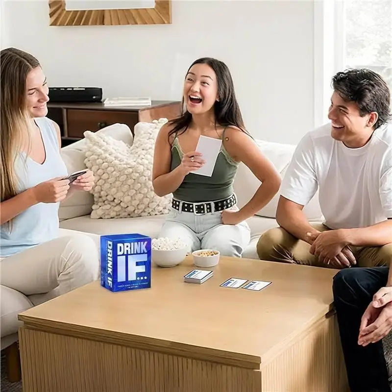 Drink IF... Hilarious Adult Drinking Game Card