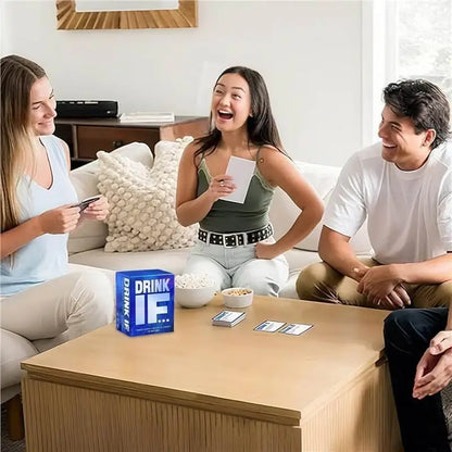 Drink IF... Hilarious Adult Drinking Game Card