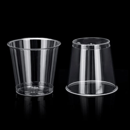 100 Pcs Reusable Plastic Shot Glasses