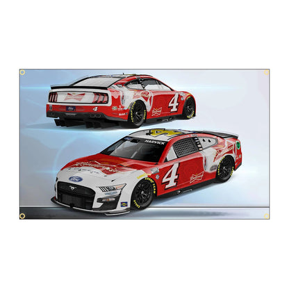 B-Budweisers Bud Racing Car Flag