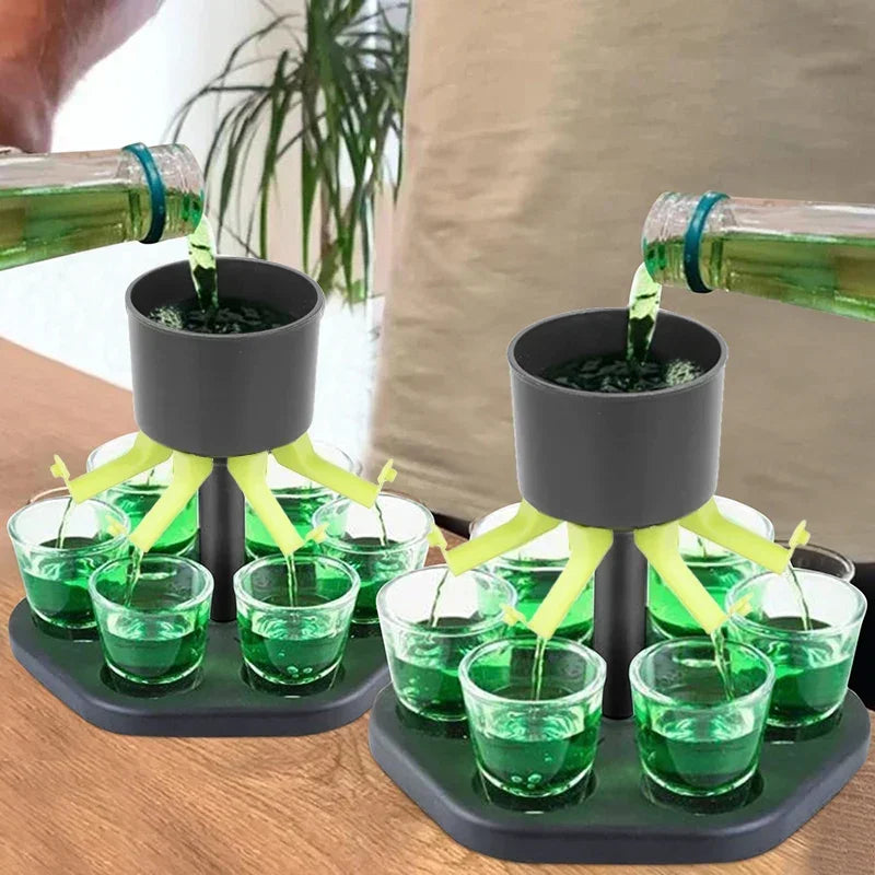 6 Shot Glass Drink Dispenser