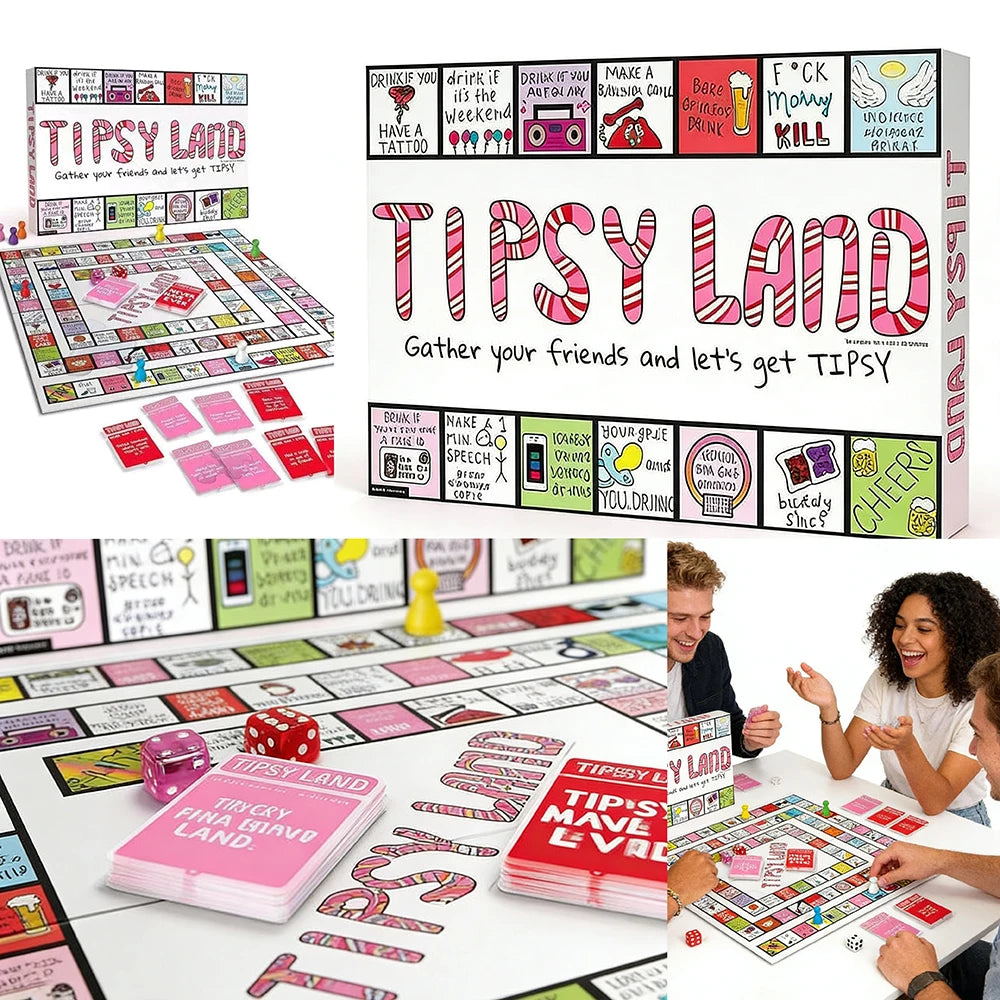 Land of Tipsy Board Game